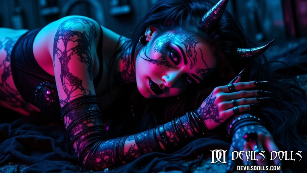 07-10-2026 - Tattoed devil doll Xenia